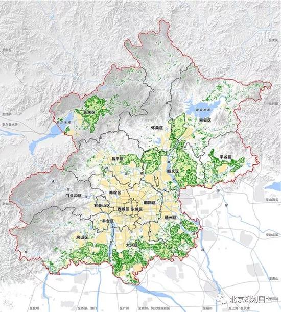 市域永久基本農(nóng)田規(guī)劃示意圖