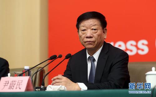 圖為人力資源社會(huì)保障部黨組書記、部長尹蔚民。新華網(wǎng) 郝廣鵬攝 圖片來源:新華網(wǎng)